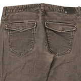 Armani Cord Trousers - 30W UK 8 Brown Cotton