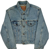 Vintage Levis Denim Jacket - Small Light Wash Denim
