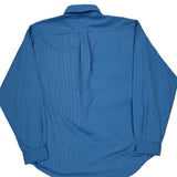 Vintage Tommy Hilfiger Striped Shirt - Large Blue Cotton