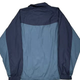 Vintage Reebok Windbreaker - Large Blue Polyester