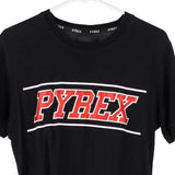 Pyrex Spellout T-Shirt - Medium Black Cotton