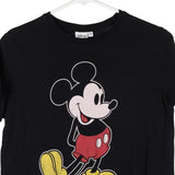California Disney Cartoon T-Shirt - XS Black Cotton