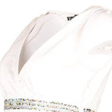 Love Moschino Midi Dress - Small White Cotton