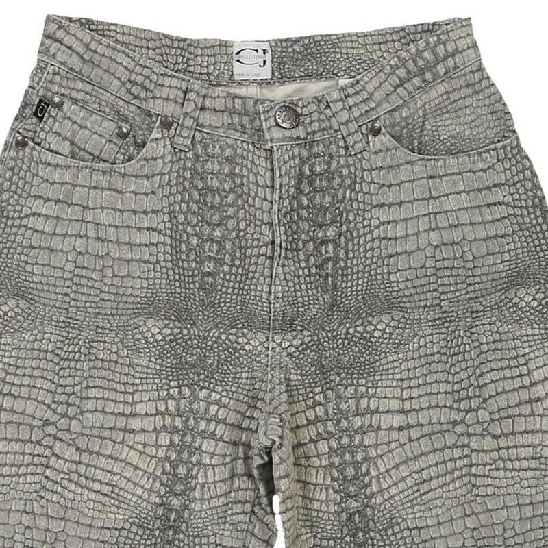 Cavalli Animal print Shorts - 28W UK 8 Green Cotton