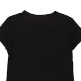 Roberto Cavalli Sport Graphic T-Shirt - Medium Black Cotton