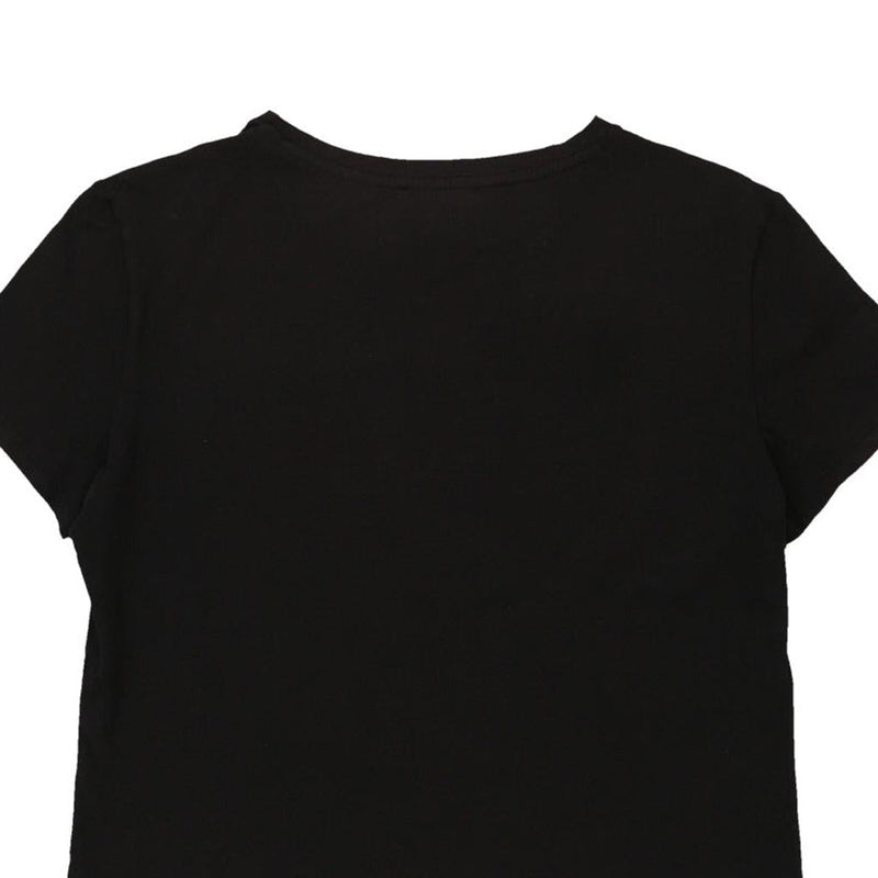 Roberto Cavalli Sport Graphic T-Shirt - Medium Black Cotton