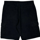 Wrangler Cargo Shorts - 36W 9L Black Cotton