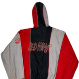 Vintage Detroit Red Wings Starter Graphic Windbreaker - XL Black Nylon