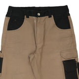 Unbranded Cargo Shorts - 34W 13L Brown Cotton