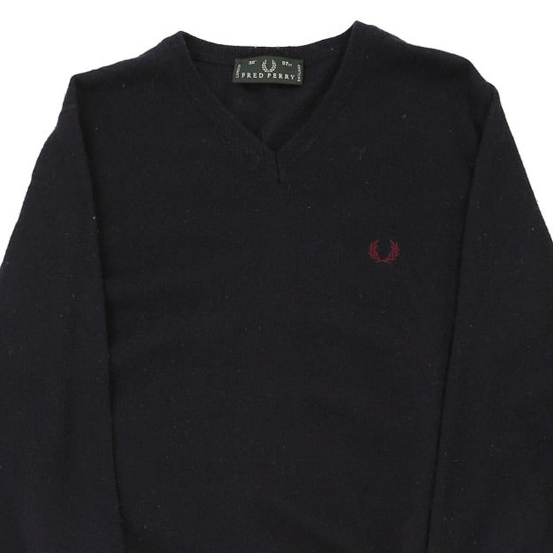 Vintage navy Fred Perry Jumper - mens small