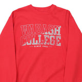 Reverse Weave Wabash College Champion College Sweatshirt - Medium Red Cotton Blend