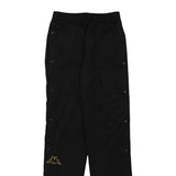 Age 15-16 Kappa Tracksuit - 2XL Black Polyester