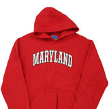Age 14-16 Maryland Champion Hoodie - XL Red Cotton Blend