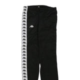 Age 11-12 Kappa Joggers - XS Black Cotton Blend