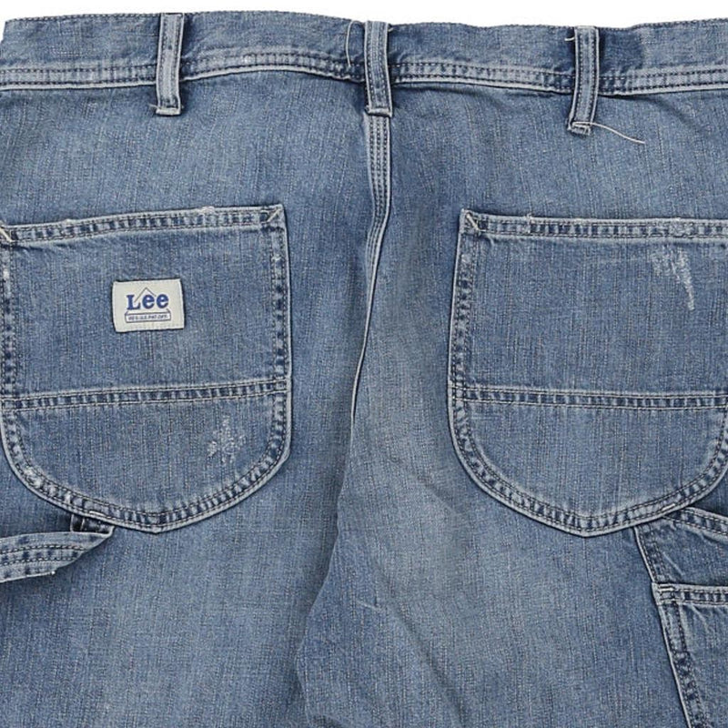 Lee Denim Shorts - 35W 11L Blue Cotton