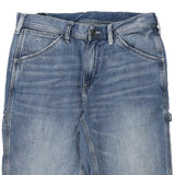 Lee Denim Shorts - 35W 11L Blue Cotton