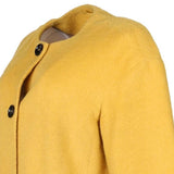 Marella Coat - Small Yellow Wool