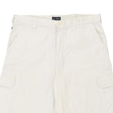 Armani Jeans Cargo Shorts - 37W 11L White Cotton