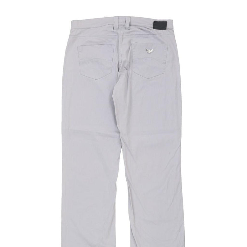 Armani Jeans Trousers - 32W UK 10 Blue Cotton