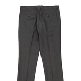 Hugo Boss Trousers - 34W 32L Grey Wool Blend