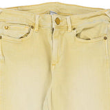 Halle True Religion Skinny Jeans - 30W UK 8 Yellow Cotton