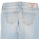 Super Skinny True Religion Jeans - 26W UK 6 Light Wash Cotton