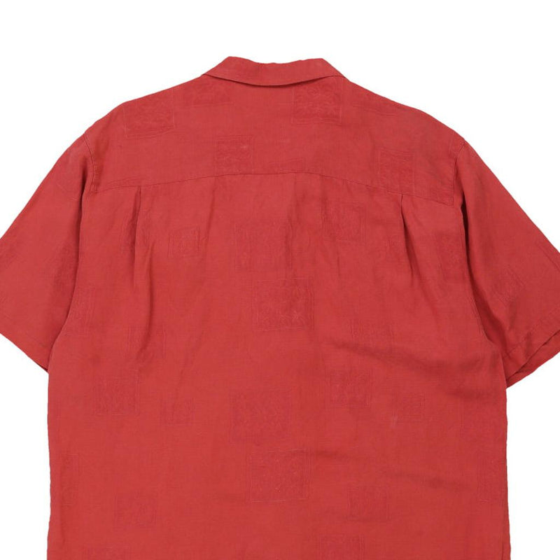 Vintage red Tommy Bahama Hawaiian Shirt - mens large