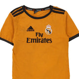 Bootleg Real Madrid  Age 8 Adidas Football Football Shirt - Small Orange Polyester