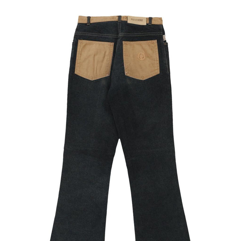 Age 16 Moschino Flared Jeans - 26W 32L Blue Cotton