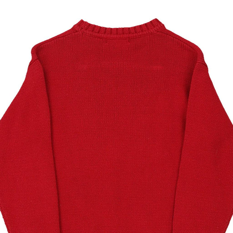 Vintage red Age 8 Burberry Jumper - girls small