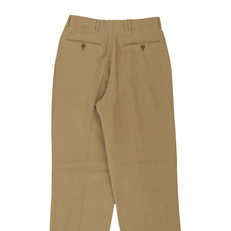 Christian Dior Trousers - 29W UK 12 Beige Cotton