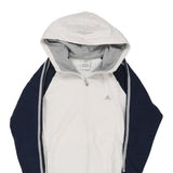 Age 11-12 Adidas Hoodie - Medium Block Colour Cotton Blend