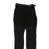 Hiking Forclaz Trousers - Small Black Nylon Blend