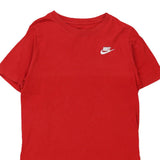 Age 12-13 Nike T-Shirt - Large Red Cotton
