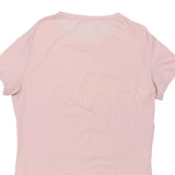 Armani Jeans T-Shirt - 2XL Pink Cotton Blend