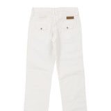 Dolce & Gabbana Trousers - 32W UK 10 White Cotton Blend
