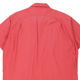 Lacoste Short Sleeve Shirt - XL Pink Cotton