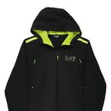 Ea7 Hoodie - Small Black Cotton