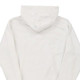 Champion Spellout Hoodie - XS White Cotton Blend