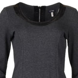 Armani Jeans Midi Dress - Medium Grey Cotton Blend