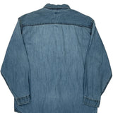 Vintage Levis Denim Shirt - Large Blue Cotton