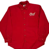 Vintage Bud Racing Winners Circle Nascar Shirt - Large Red Cotton