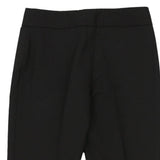 Moschino Trousers - 32W UK 12 Black Cotton