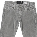 Love Moschino Cord Trousers - 32W UK 10 Grey Cotton