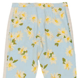 Cheap & Chic Moschino Floral Trousers - 30W UK 8 Blue Cotton