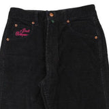 Best Company Cord Trousers - 30W UK 12 Black Cotton