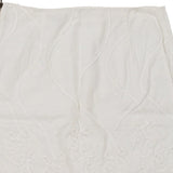 Byblos Midi Midi Skirt - 32W UK 12 White Cotton