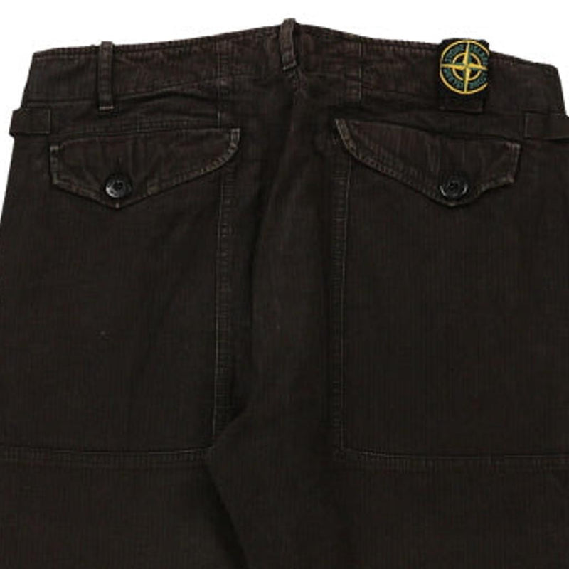 Stone Island Jeans - 34W 33L Brown Cotton