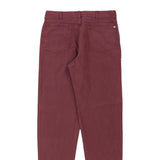 Stone Island Trousers - 32W UK 14 Red Cotton