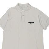 Made in France Lacoste Polo Shirt - XL White Cotton